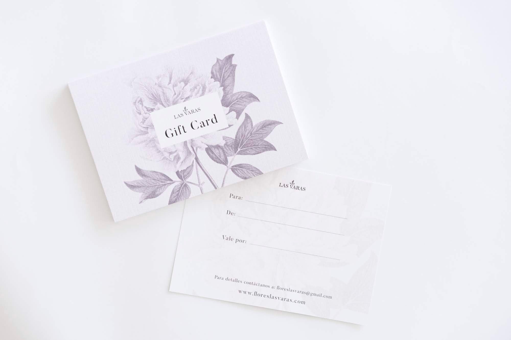 GIFT CARDS - Flores Las Varas