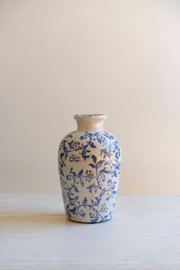 Jarrón Vintage Flores Las Varas