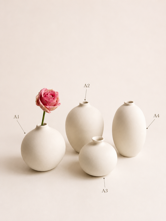 Mini floreros ceramica